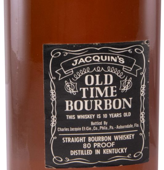 Jacquin's Old Time Bourbon Old Sour Mash 10 anos