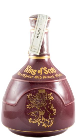King of Scots 25 years w/Ice bucket (ceramic pitcher)