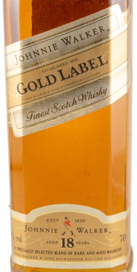 Johnnie Walker Gformer label 18 years (former bottle)