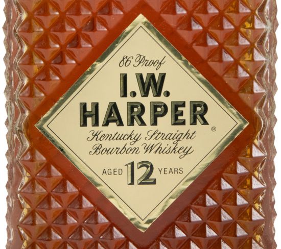 I.W. Harper Crystal Decanter 12 anos 75cl