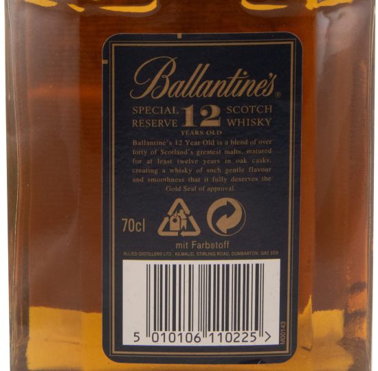 Ballantine's Gold Seal Special Reserve 12 anos (lata lingot)