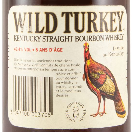 Wild Turkey 8 anos (garrafa antiga) 75cl
