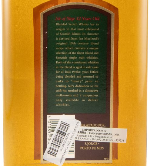 Macleod's Isle of Skye 12 anos