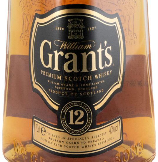 Grant's 12 anos (garrafa baixa com lata)