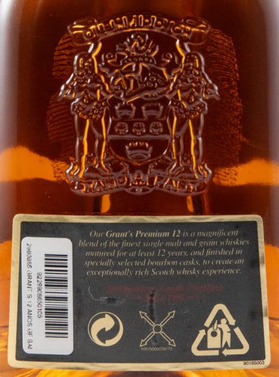 Grant's 12 anos (garrafa baixa com lata)