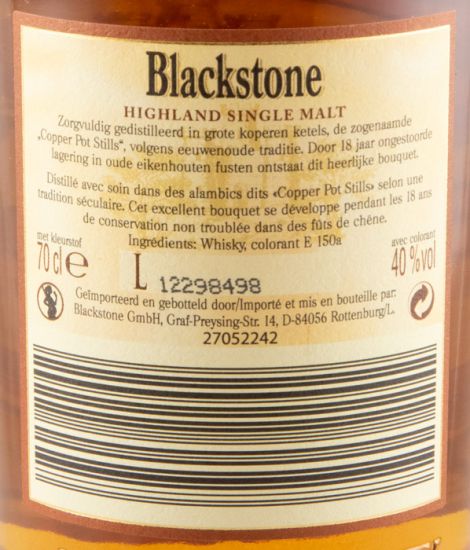 Blackstone 18 anos