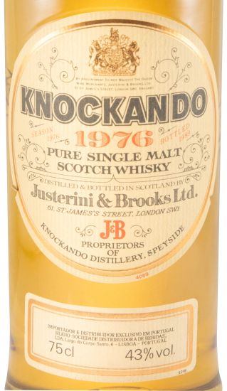 1976 Knockando (engarrafado em 1989) 75cl