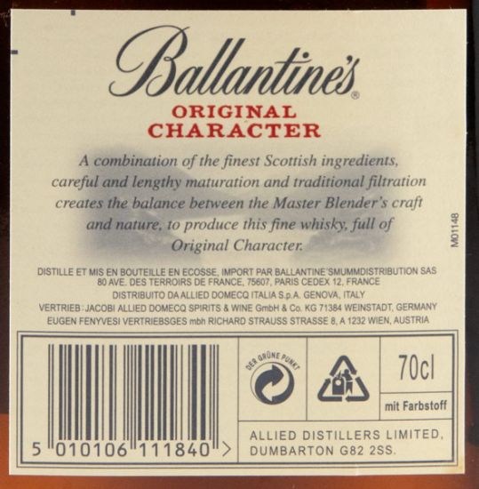 Ballantine's Original Character