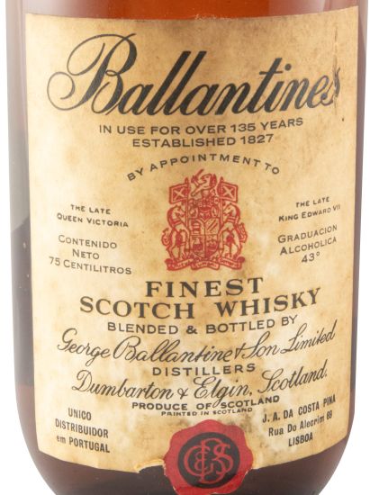 Ballantines (round bottle with low level) 75cl