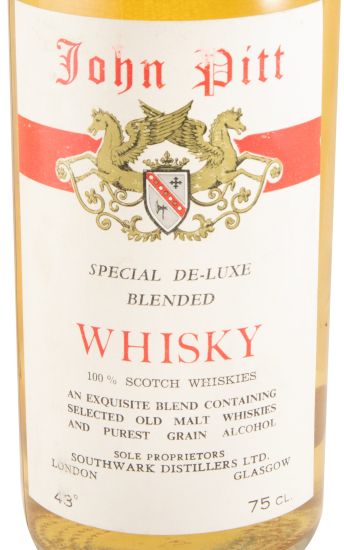 John Pitt Special De-Luxe (década de 1970) 75cl