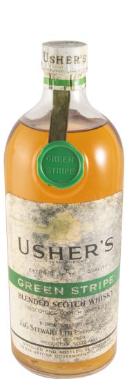 Usher Green Stripe 75cl