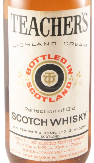 Teacher's (década de 1970) 75cl
