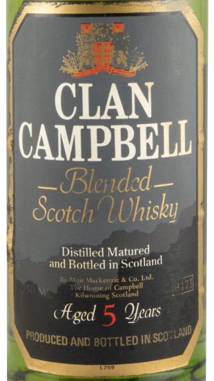 Clan Campbell 5 years 75cl