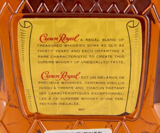 1976 Crown Royal 75cl