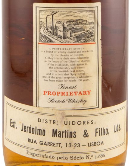 Gilbey's Spey Royal (garrafa redonda) 75cl