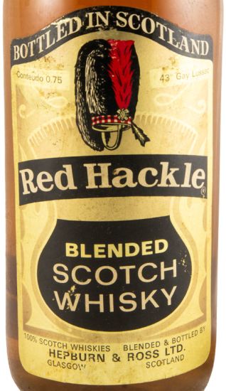 Red Hackle Blended (round bottle) 75cl