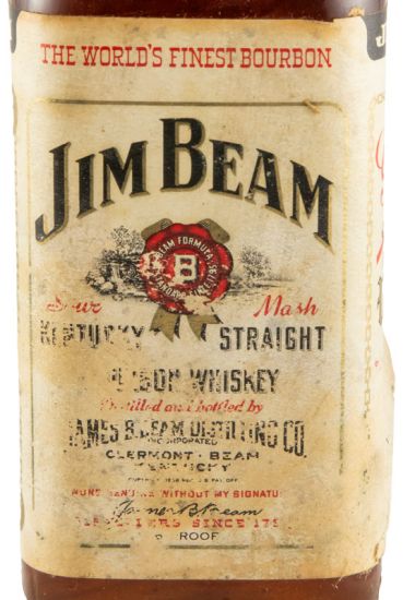 Jim Beam (damaged label)