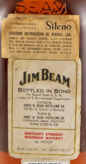 Jim Beam (damaged label)