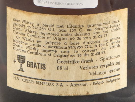 Okay Whisky 75cl