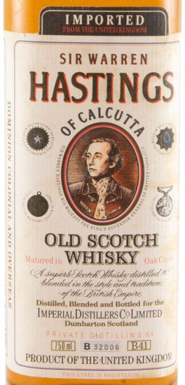 Sir Warren Hastings of Calcutta 75cl