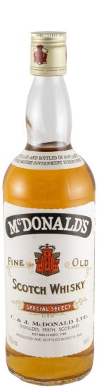 McDonald's Special Select Fine Old 75cl