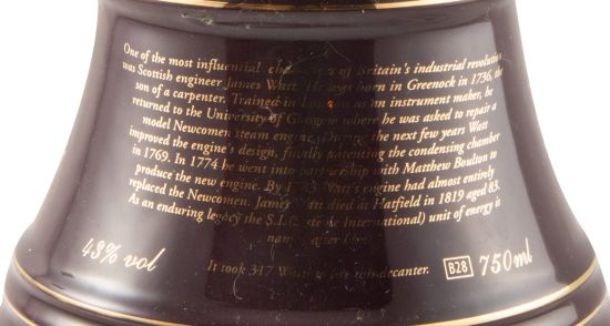 2002 Bell's Christmas James Watts (sino) 75cl