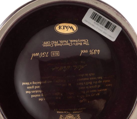 2002 Bell's Christmas James Watts (sino) 75cl