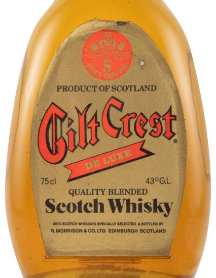 Gilt Crest de Luxe 5 years 75cl