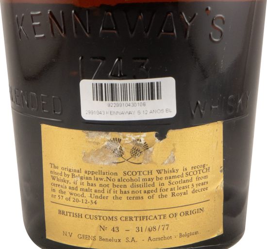 Kennaway Blended 12 anos 68cl