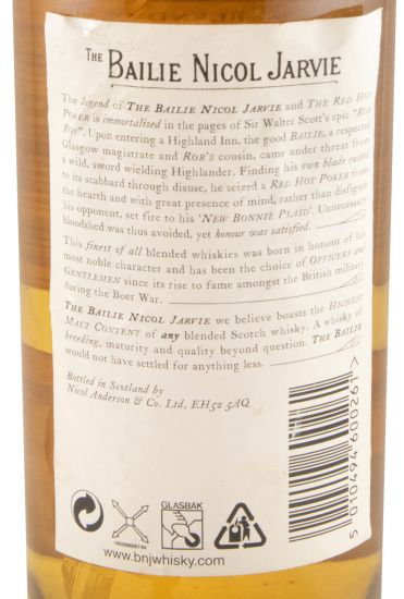 Bailie Nicol Jarvie Very Old Reserve