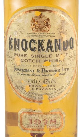 1978 Knockando (bottled in 1993)