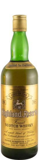 Hamish Robertson Highland Reserve 75cl