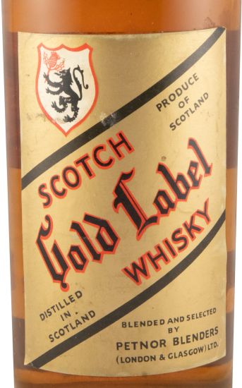 Petnor Gold Label Scotch (round bottle) 75cl