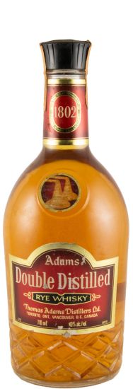 Adams Double Distilled Rye 71cl
