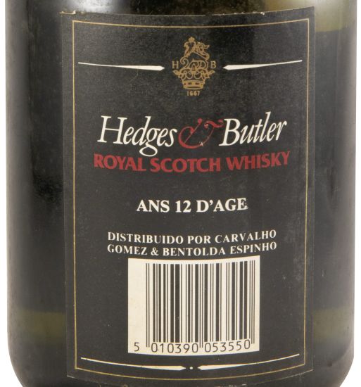 Hedges & Butler Royal 12 anos (garrafa baixa) 75cl