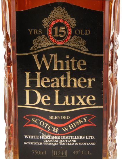 White Heather De Luxe 15 anos (garrafa decanter) 75cl
