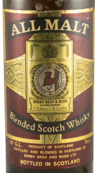 Berry's All Malt Blended Scotch (nível baixo) 75cl