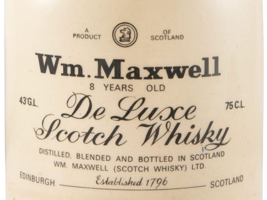 Wm. Maxwell 8 anos (garrafa em cerâmica) 75cl