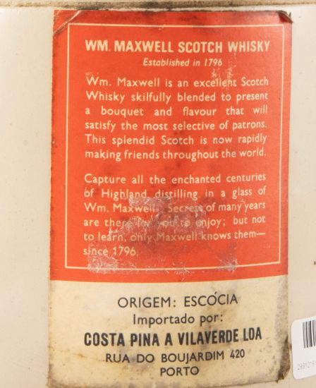 Wm. Maxwell 8 anos (garrafa em cerâmica) 75cl
