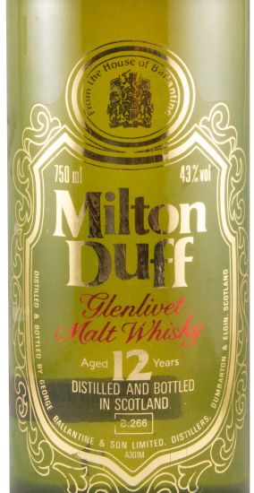 Milton Duff 12 anos 75cl