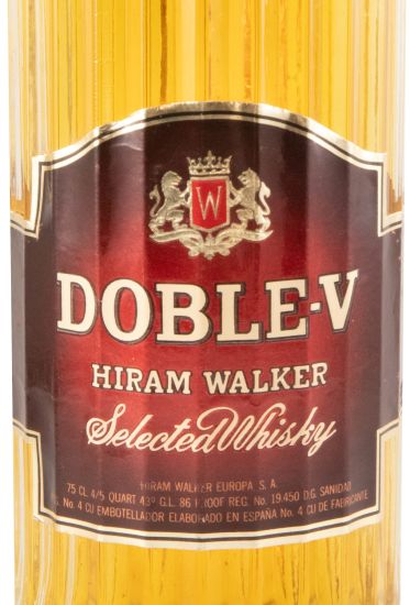 Hiram Walker Double V Select (garrafa alta com rolha de vidro) 75cl