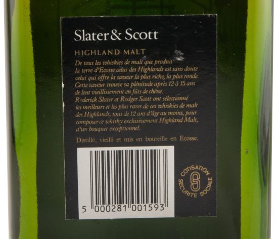 Slater & Scott Grassy Green 12 anos