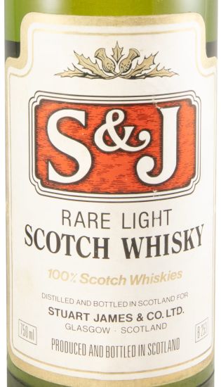 S&J Rare Light Scotch 75cl