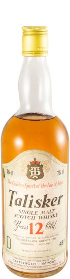 Talisker 12 anos (rótulo antigo) 75cl