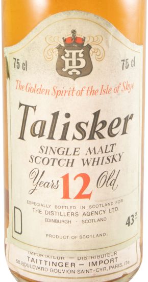 Talisker 12 anos (rótulo antigo) 75cl