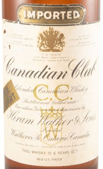 1970 Canadian Club 6 anos 1L