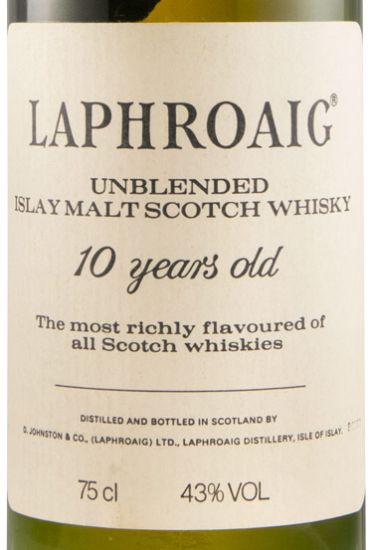 Laphroaig Unblended 10 anos 75cl