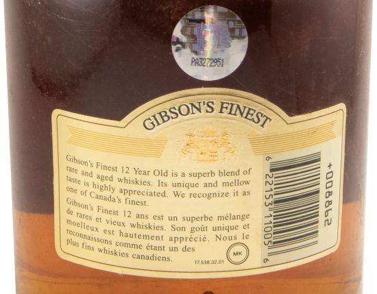 Gibson's Finest 12 anos 1L