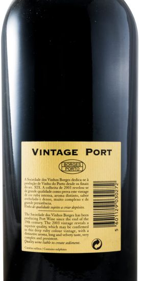 2003 Borges Vintage Porto