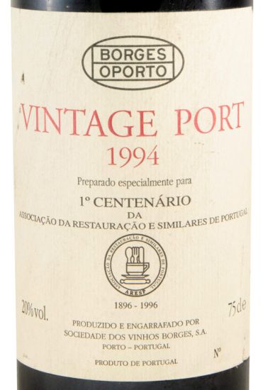 1994 Borges Centenário 1896-1996 Vintage Porto